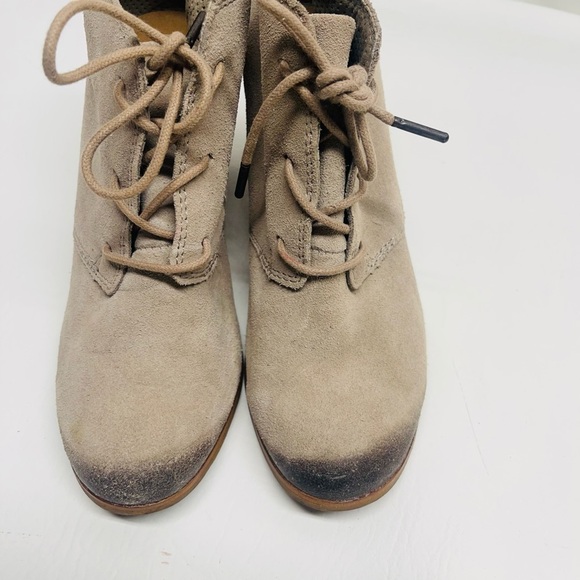 TOMS LUNATA BOOTIES LACE UP SIZE 7 - Picture 2 of 9
